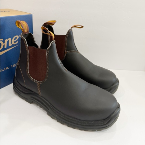Blundstone 172 Men’s Safety Toe Chelsea Leather Boots